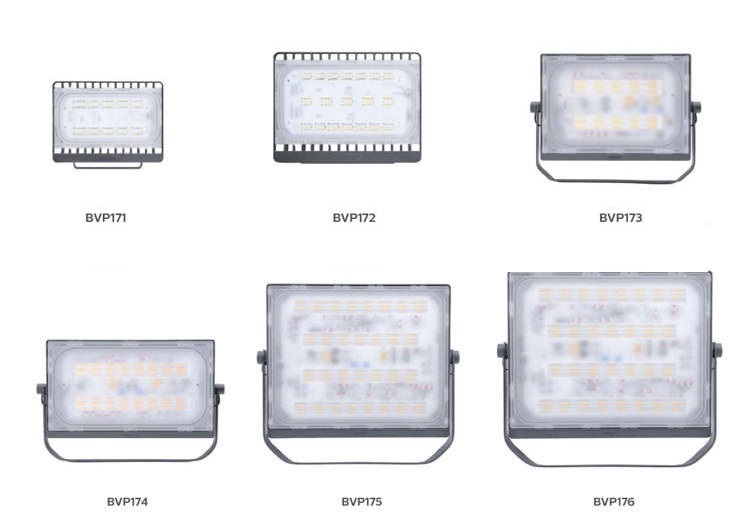 Đèn pha Led Philips BVP174 LED95 CW 100W WB GREY