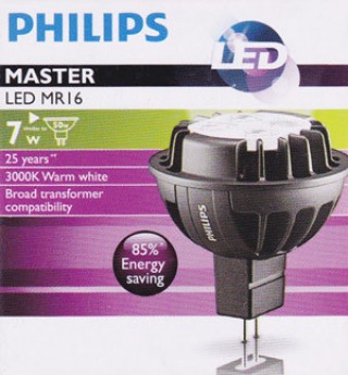 Bóng đèn Master Led Philips 7W-50W 2700/3000K MR16 36D Dim