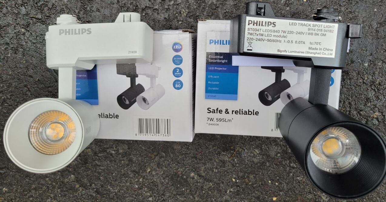 ảnh sản phẩm Bóng đèn LED Philips chiếu điểm Essential Smartbright projector ST034T