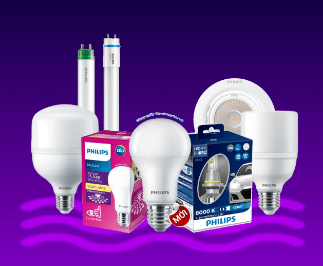 Có những loại bóng đèn LED Philips nào tiết kiệm điện trên thị trường