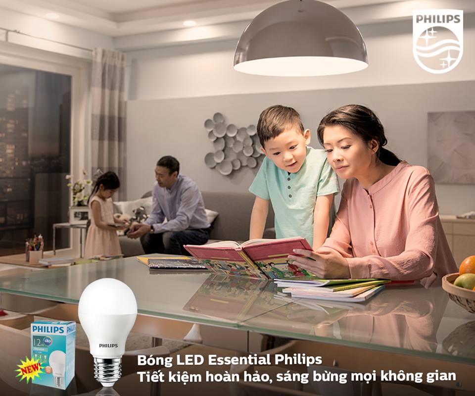 Bóng đèn Led Philips dành cho những khoảnh khắc yêu thương bên gia đình bạn