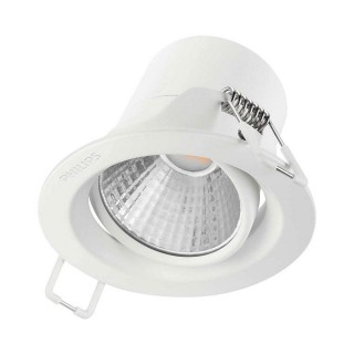 Bộ đèn downlight âm trần LED Philips chiếu điểm 59775 POMERON 070 5W 40K WH