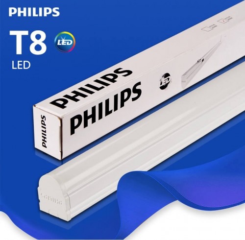 Bộ máng đèn LED Batten T8 Philips BN016C LED8/CW L600 GM,  1.2m