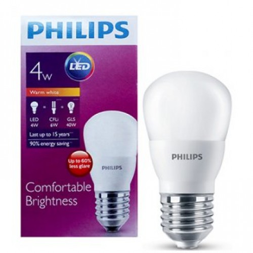 Bóng đèn Led búp Philips LEDBulb 4W E27 6500K 230V P45(APR)