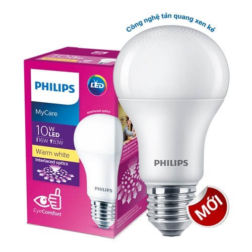 Bóng đèn Led búp Philips Led Bulb My Care 10W E27 3000K 230V 1CT/12 APR