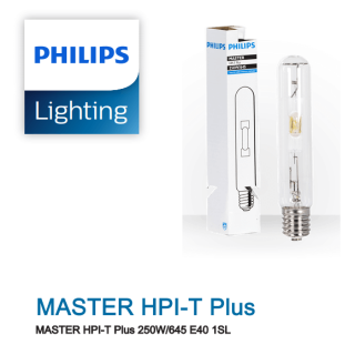 Bóng đèn cao áp Philips Metal Halide MASTER HPI-T Plus 250W/645 E40 1SL/12
