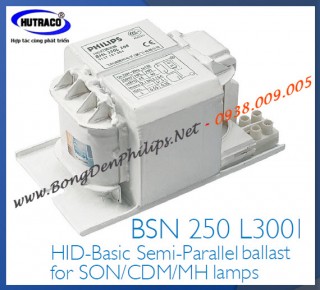 Ballast (tăng phô/chấn lưu) dùng cho bóng đèn đường cao áp Philips BSN 150W L300 I