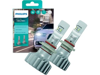 Bộ đèn pha xe hơi ô tô Philips Ultinon Pro 5000 HL LED HB3/4 11005 U50 X2 ánh sáng trắng 12V-24V 5800K tăng sáng +160%