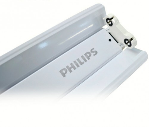 Bộ máng đèn chóa phản quang nhà xưởng 2 bóng Ledtube Philips BN011C 2xTLED L1200 2R