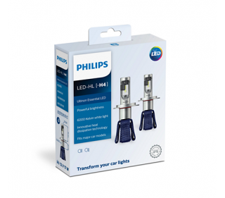 Bóng đèn pha Led xe ô tô/ xe hơi Philips Ultinon LED H4 11342 6000K