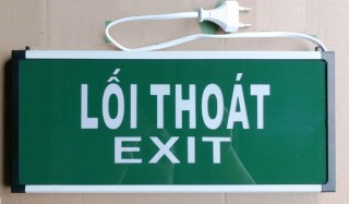 Đèn Exit lối thoát hiểm 2 mặt 3W The Exit light - EXLF23SC