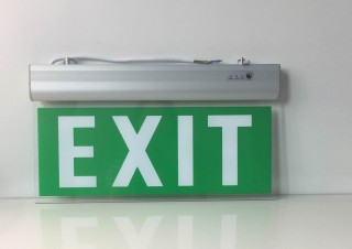 Đèn Exit lối thoát hiểm 2 mặt treo trần 3W The Exit light - EXLA23SC
