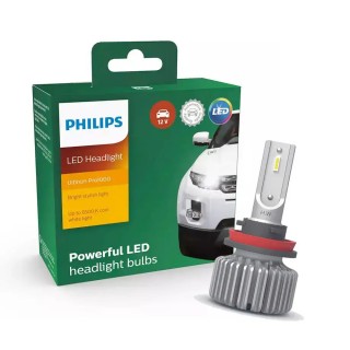 H11 LED 11362 Ultinon Pro1000 HL 12V X2 6500K 12.5W 1250lm - Hộp 2 Bóng đèn pha xe hơi ô tô Philips Ultinon Pro1000 HL LED H11 11362 U1000 12V X2 6500K 12.5W