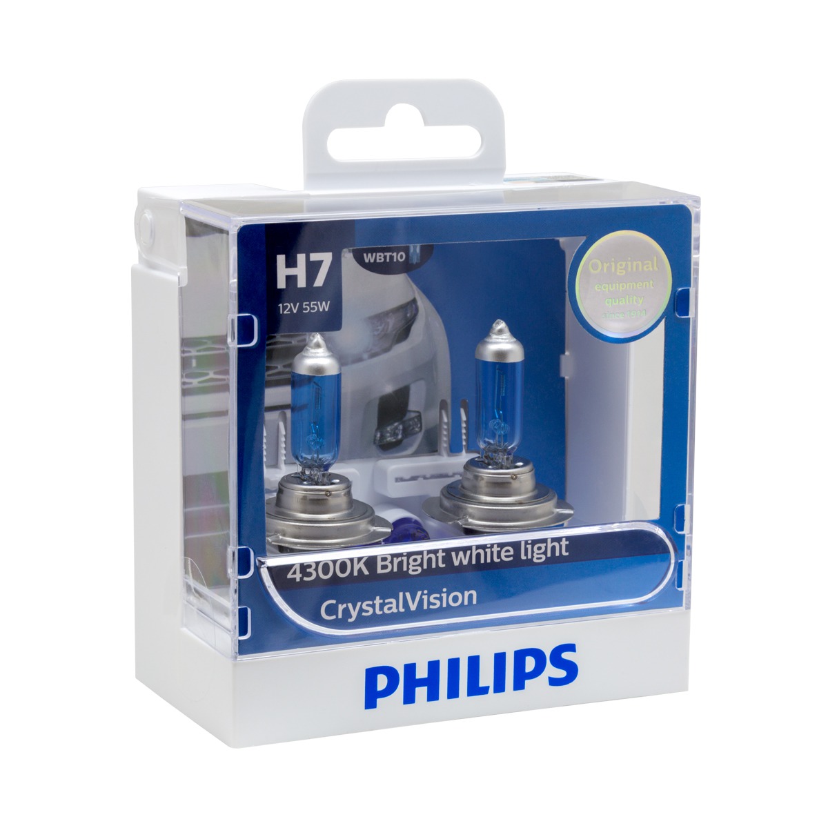 Philips h7 купить. 12972 Philips h7. Philips h7 (55w 12v) Crystal Vision 2шт. (CRYSTALVISION) h7 12v 55w 4300k блистер 2 шт.. Philips Crystal Vision 4300k.